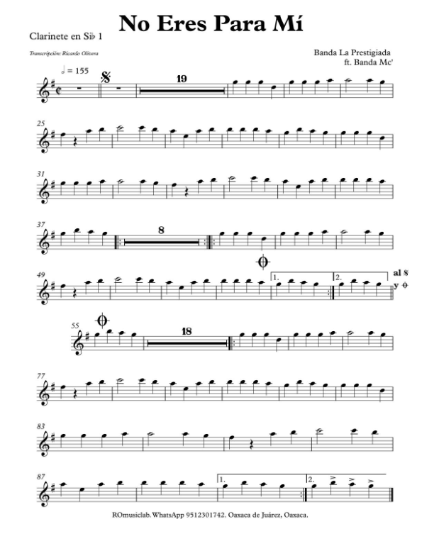 La imagen puede contener una previsualizacion de una partitura